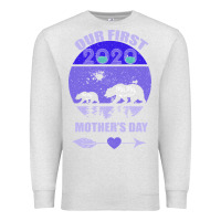 Oatmeal Heather Our First Baby Mama Mother s Day Premium Sweatshirt - Bettercallsaul