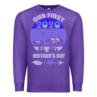 Purple Our First Baby Mama Mother s Day Premium Sweatshirt - Bettercallsaul