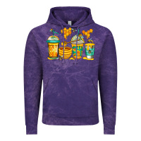 Cloud Purple bumble bee honey coffee Vintage Hoodie - Jasminsmagicworld