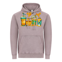Vintage Zinc bumble bee honey coffee Vintage Hoodie - Jasminsmagicworld