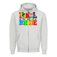 Dove Grey Fall Of Pride Zipper Hoodie - BundleAndBundleShop