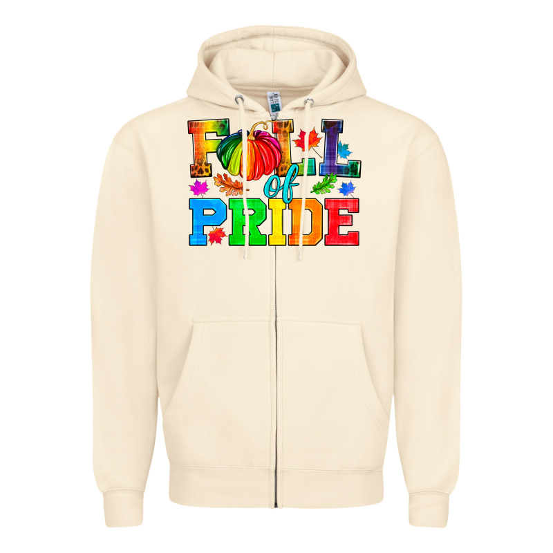 Fall Of Pride Zipper Hoodie by BundleAndBundleShop | Teevron