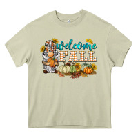 Mossy welcome fall gnome Heavy Core Tee - BarkalooDesign