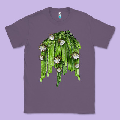 Selenicereus Cactus Classic Tee Designed By Lillyallendesigns