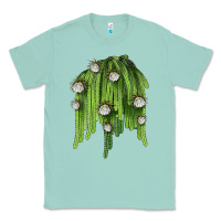 Seafoam Selenicereus Cactus Classic Tee - LillyAllenDesigns