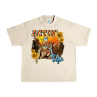 Sandshell actinup with cowgirl Urban Heavy Tee - NancyCooperArtShop