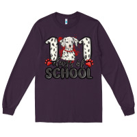 Plum 101 days of school Long Sleeve Tee - MaliasSmallBusiness