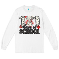 White 101 days of school Long Sleeve Tee - MaliasSmallBusiness