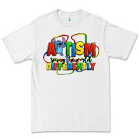 White autism stitch seeing the world differently Premium Tee - Zillion Design Studio