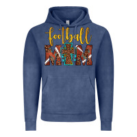 Vintage Denim football mom Vintage Hoodie - JahusDesignShop