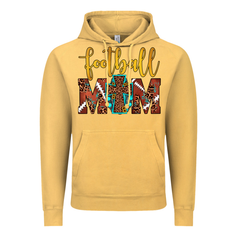 Football Mom Vintage Hoodie by JahusDesignShop | Teevron