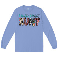 Colony Blue i am perfect aunt Long Sleeve Tee - JahusDesignShop