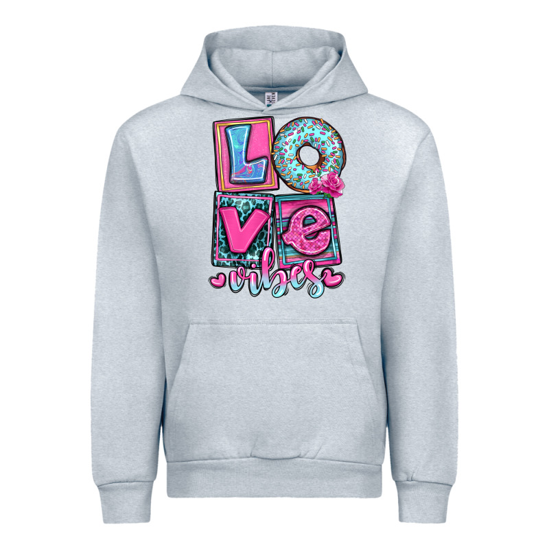 Love Vibes Urban Hoodie by OliviaCreatesArt | Teevron