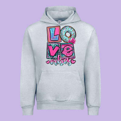 Love Vibes Urban Hoodie Designed By Oliviacreatesart