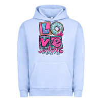 Pigment Grape Ice love vibes Urban Hoodie - OliviaCreatesArt