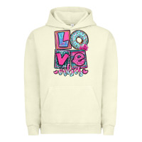 Pigment Pistachio love vibes Urban Hoodie - OliviaCreatesArt
