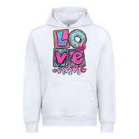 White love vibes Urban Hoodie - OliviaCreatesArt