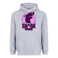 Heather Grey shark Week Heavyweight Hoodie - Bettercallsaul
