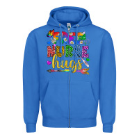 True Royal Free Nurse Hugs Pride LGBTQ+ Zipper Hoodie - BundleAndBundleShop