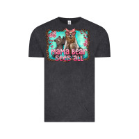 Vintage Black mama bear sees all Vintage Tee - Artiststas