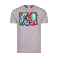 Vintage Zinc mama bear sees all Vintage Tee - Artiststas