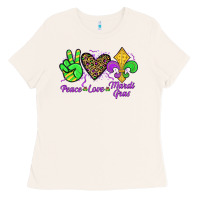 Bone peace love mardi gras Ladies Tee - JahusDesignShop