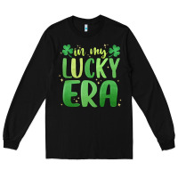 Black in my lucky era st. patrick's day Long Sleeve Tee - MaliasSmallBusiness