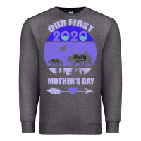 Charcoal Heather Our First Baby Mama Mother s Day Premium Sweatshirt - Bettercallsaul