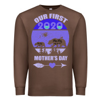 Chestnut Our First Baby Mama Mother s Day Premium Sweatshirt - Bettercallsaul