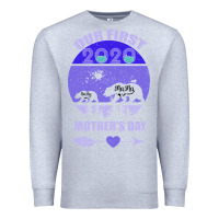 Heather Grey Our First Baby Mama Mother s Day Premium Sweatshirt - Bettercallsaul