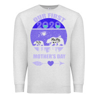 Oatmeal Heather Our First Baby Mama Mother s Day Premium Sweatshirt - Bettercallsaul