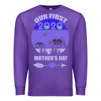 Purple Our First Baby Mama Mother s Day Premium Sweatshirt - Bettercallsaul
