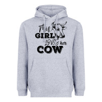 Heather Grey This Girl Loves Her Cow Heavyweight Hoodie - Bettercallsaul