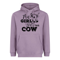 Lavender This Girl Loves Her Cow Heavyweight Hoodie - Bettercallsaul