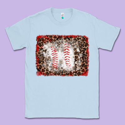 Baseball Leopard Background Classic Tee Designed By Ranaportraitstore