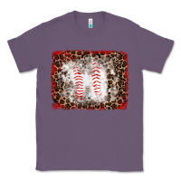 Lavender baseball leopard background Classic Tee - RanaPortraitStore