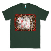 Sports Green baseball leopard background Classic Tee - RanaPortraitStore