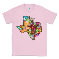 Bubblegum Pink christmas texas map Classic Tee - AdoDesignShop
