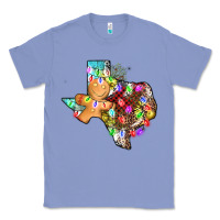 Colony Blue christmas texas map Classic Tee - AdoDesignShop