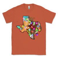 Copper christmas texas map Classic Tee - AdoDesignShop