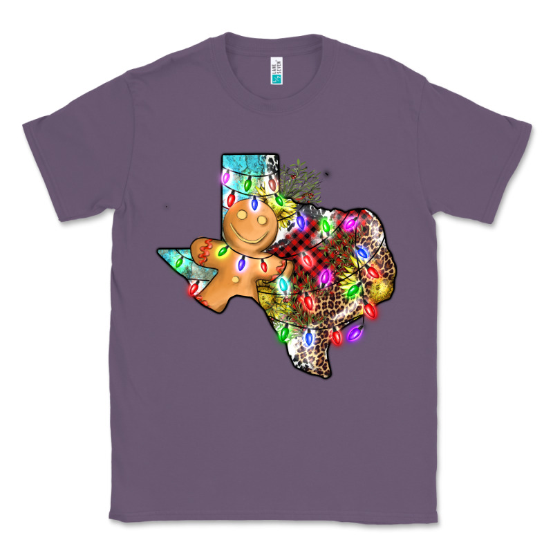 Christmas Texas Map Classic Tee by AdoDesignShop | Teevron