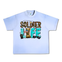 Grape Ice soldier  life Urban Heavy Tee - AdoDesignShop