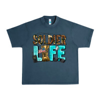 Midnight Navy soldier  life Urban Heavy Tee - AdoDesignShop