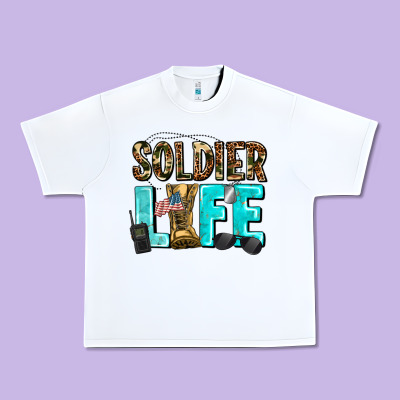 Soldier  Life Urban Heavy Tee Designed By Adodesignshop