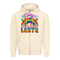 Sandshell Western Free To Be Lgbtq Zipper Hoodie - BundleAndBundleShop