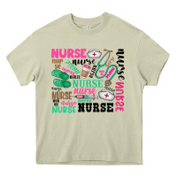 Mossy nurse Heavy Core Tee - Zillion Design Studio
