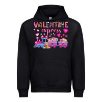 Black valentine express olivia Urban Hoodie - OliviaCreatesArt