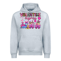 Heather Grey valentine express olivia Urban Hoodie - OliviaCreatesArt