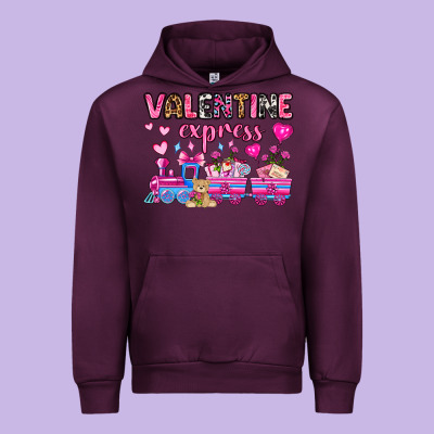 Valentine Express Olivia Urban Hoodie Designed By Oliviacreatesart