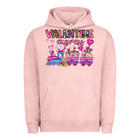 Pigment Salmon valentine express olivia Urban Hoodie - OliviaCreatesArt